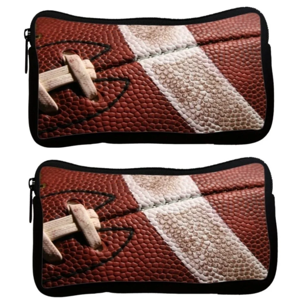 Two football pencil cases